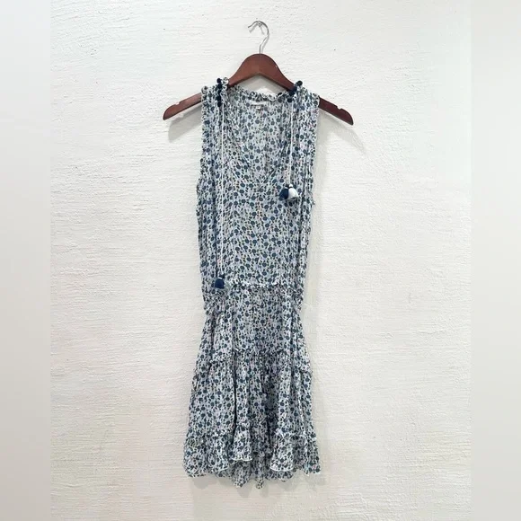 Poupette St Barth Clara Mini Dress Blue - Picture 2 of 5